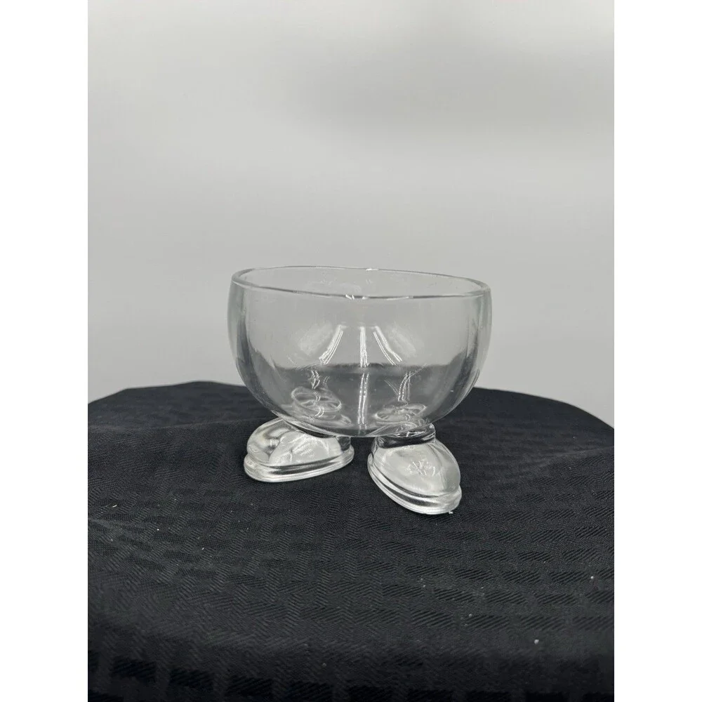 Super Cute  Glass Footed Bowl
